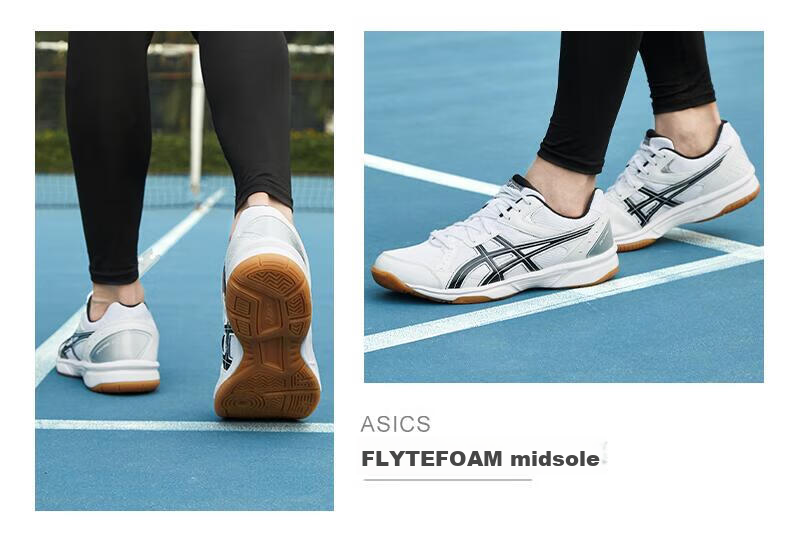 Asics Table Tennis Shoes, Badminton Shoes, Indoor Comprehensive Zhuolu Series 1053A034 1053A034-101 41.5 11