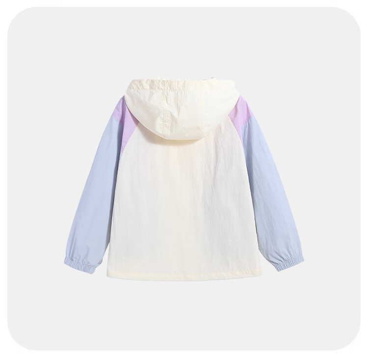 QQ DUCK Children's Clothing Girls' Sun Protection Jacket Kids' Summer Thin Coat Sunshade Youth Clothing Three Colors Off-White; 130 33