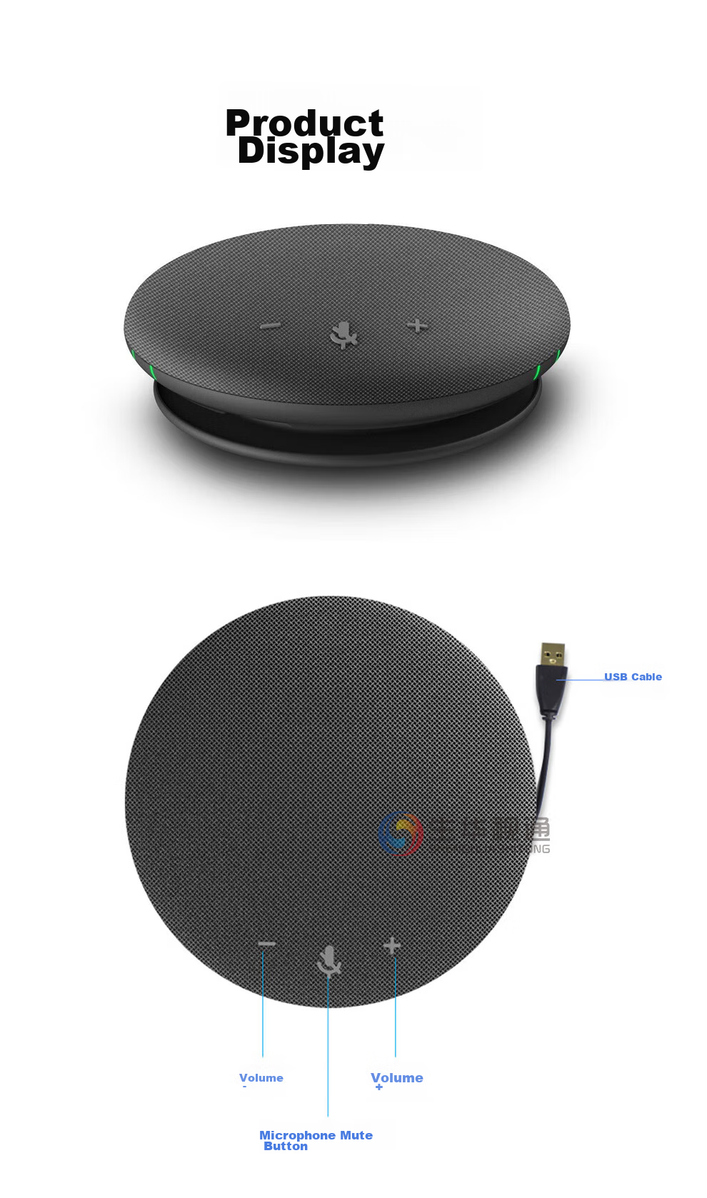 SHENGHUASHITONG Video Conference Octopus Omnidirectional Microphone, Bluetooth Wireless Main Mic + Extension Mic, 8-Meter Pickup Radius, Desktop Speaker, for Tencent WeChat, DingTalk, SH-M04SEX 11