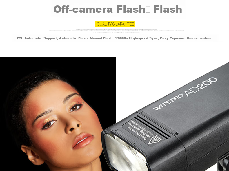 Godox AD200/AD360II High-Speed Flash for Outdoor Photography, Light Modulator Tube, AD-S9 11