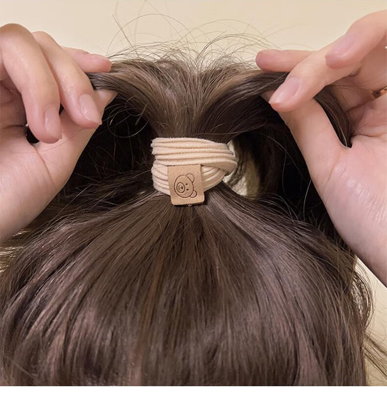 Chense Hair Ties [80 Pieces], Seamless Elastic Bands, High-Elasticity Rubber Bands for Ponytails And Buns 1