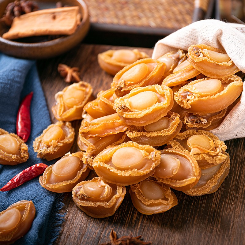 江船长福建大号干鲍鱼礼盒 净重250g20-25粒 煲汤 源头直发