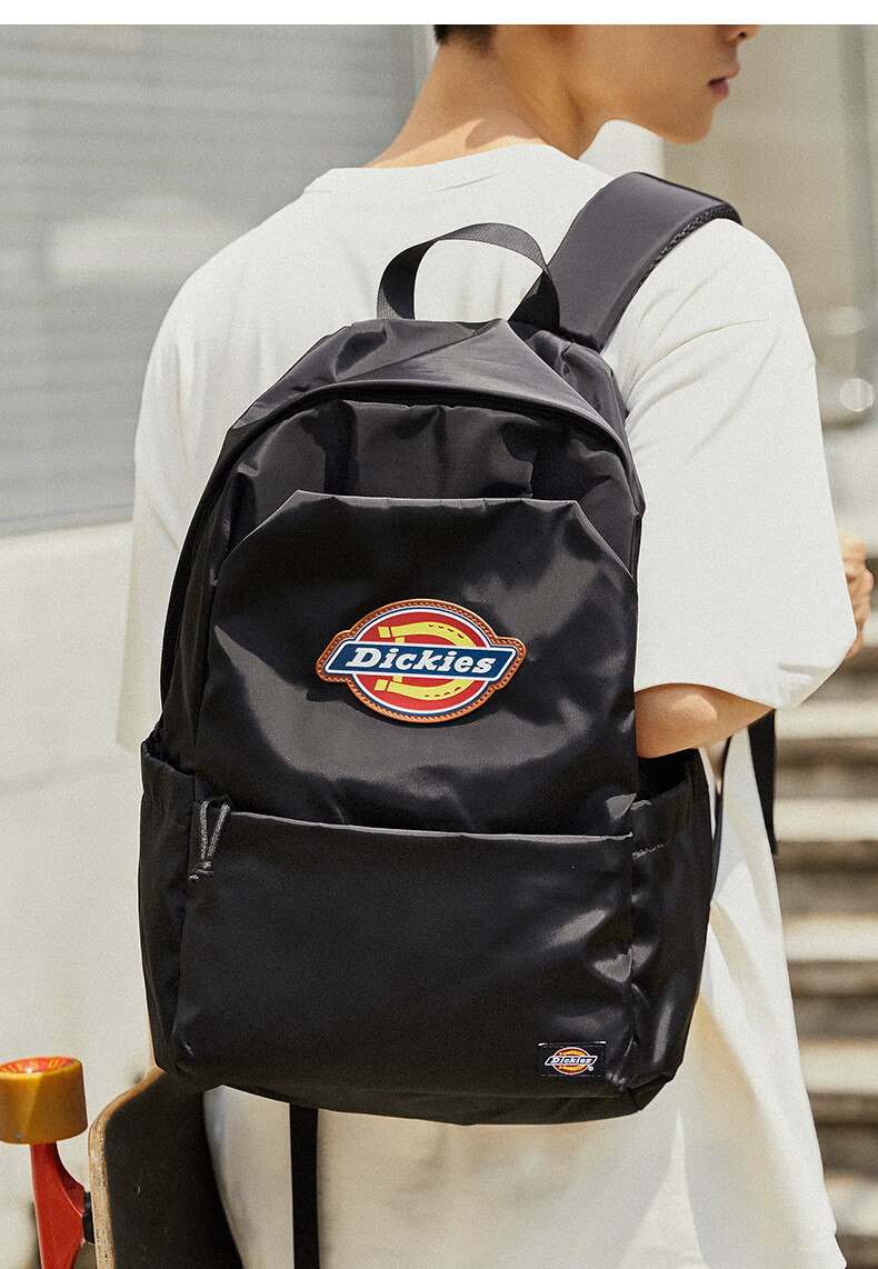 Dickies Student Backpack, Large Capacity Canvas School Bag for Middle And High School Students, Lightweight Travel Backpack with High Aesthetic Value, Beige 21