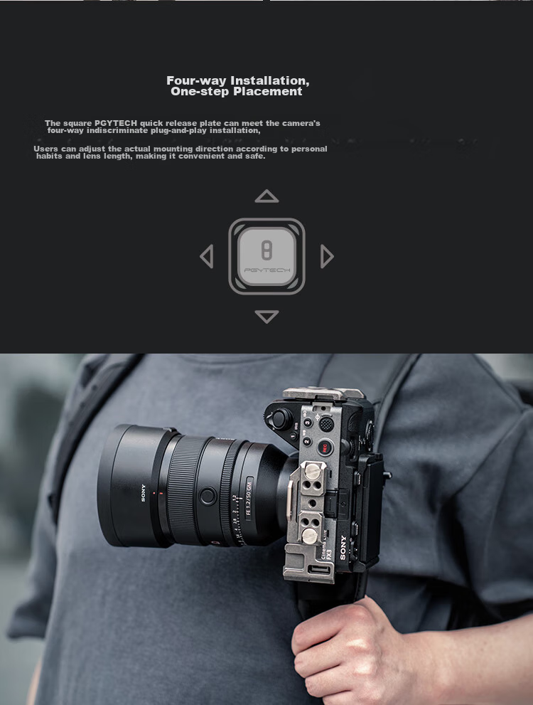 PGYTECH Camera Quick-Release Strap for DSLR And Mirrorless Cameras, Waist Strap, Quick Gun Hand, Action/GoPro/Insta Sports Camera Shoulder Strap Buckle 14
