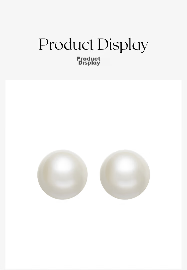 ZEGL Pearl Stud Earrings, Pure Silver Ear Jewelry for Women, 925 Sterling Silver Needle Earrings, Elegant And Luxurious, Perfect Birthday Gift for Girlfriends Or Best Friends 6
