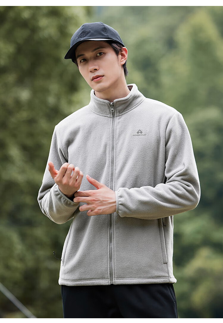 Pioneer Camp [300g Series] Fleece Jacket for Women, Spring And Autumn Casual Women's Jacket, Warm Fleece Inner Lining 15
