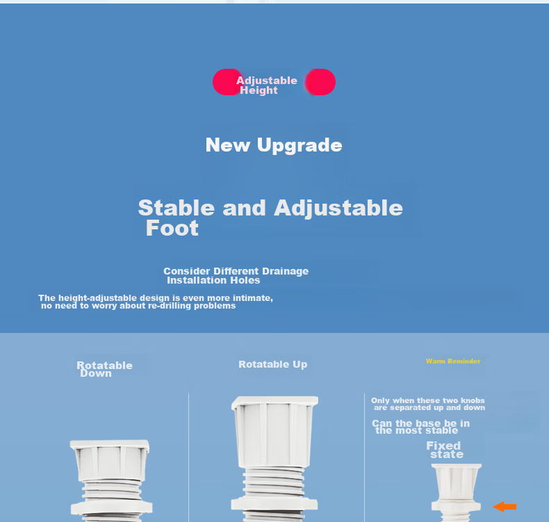 Beishi Cabinet-Style Cylindrical Air Conditioner Base Support Bracket, Suitable for Midea, Gree, TCL, Kelon, Zhigao, Haier, Aux, Etc. Inverter Air Conditioner Foot Pad Flower Pot Holder with 8 Large Feet 13