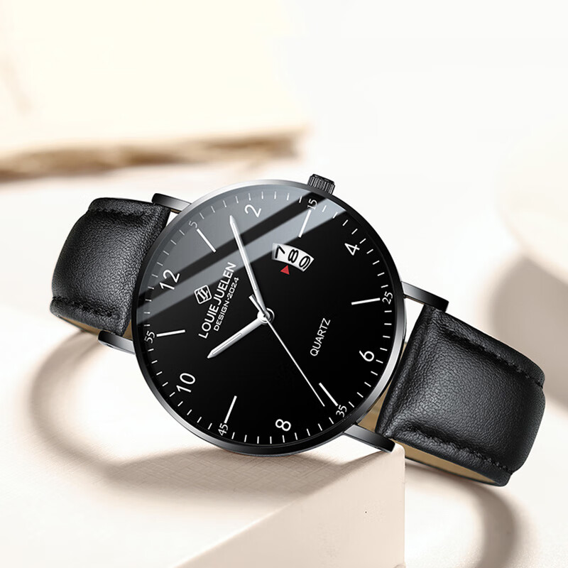 LOUIE JUELEN Youth Student Exam-Specific Watch, Silent Men's Model, Civil Servant Mechanical Watch for Middle And High School Students, Quartz Watch with Water Resistance