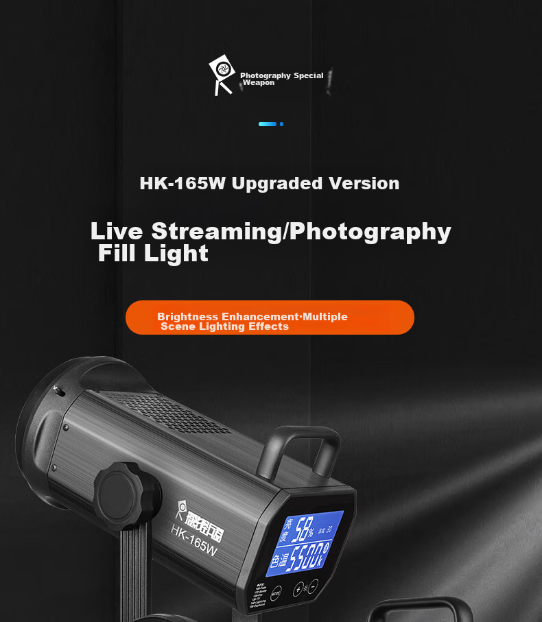 Hakutatz LG-300W Deep Softbox Kit, Live Streaming Fill Light, Professional Photography Lighting, Soft Sunlight Lamp, Continuous Light, Children's Portrait Photography, Video Portrait, Streamer Clothing Light Box Equipment 1