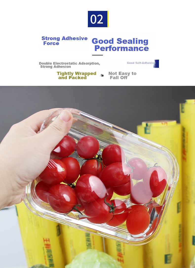 Yessel PVC Cling Film, Extra Large Roll, Commercial Use, Disposable, 30CM X 400M, for Fresh Food, Vegetables, Fruit, Moving, Packing, Wrapping Film 5