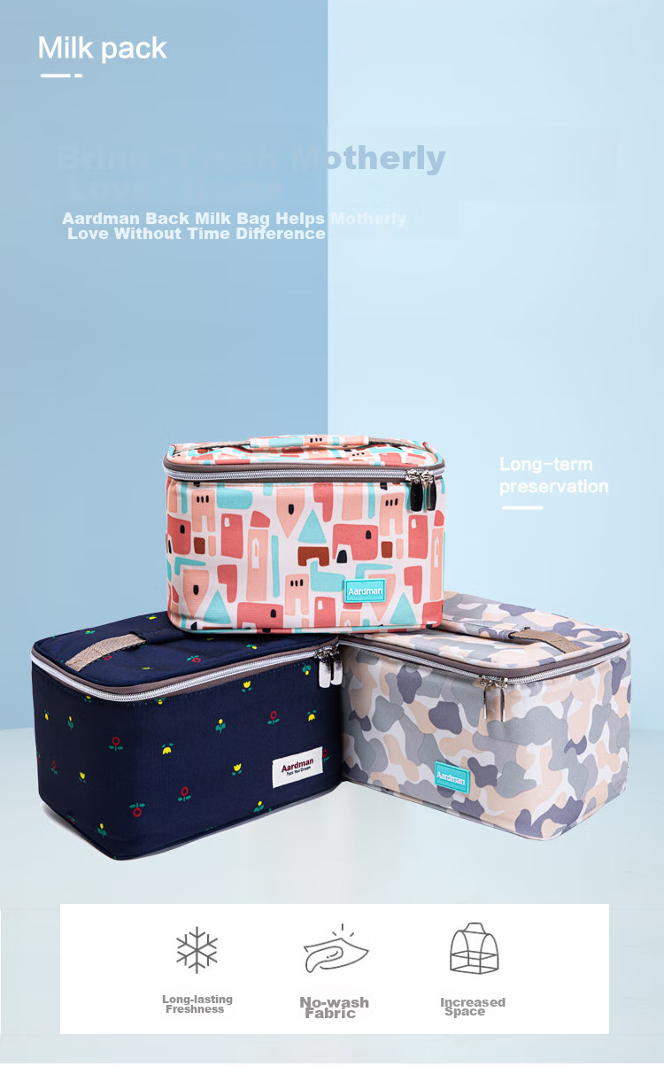 LYUBA Breast Milk Storage Bag, Ice Pack for Cold Storage, Portable Nursing Bag for Work, HY2068 Camouflage Gree 2