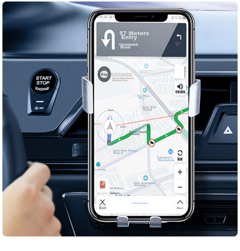 KOOLIFE Magnetic Magsafe Car Phone Holder, Dashboard Suction Cup Mount, Desktop Car Navigation Stand, Suitable for All Vehicle Models 20