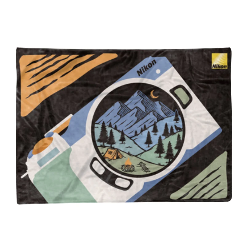 Nikon Nikon Custom Camping Blankets Nikon Nikon Custom Camping Blankets