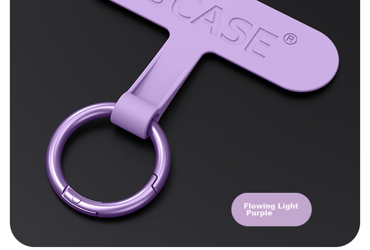 ESCASE Phone Lanyard Clip, Fixed Card Holder, Phone Case Clip, TPU Patch, Chain Connector Pad, Hanging Ring, Anti-Loss Device, PT-M03Pro Pink 13