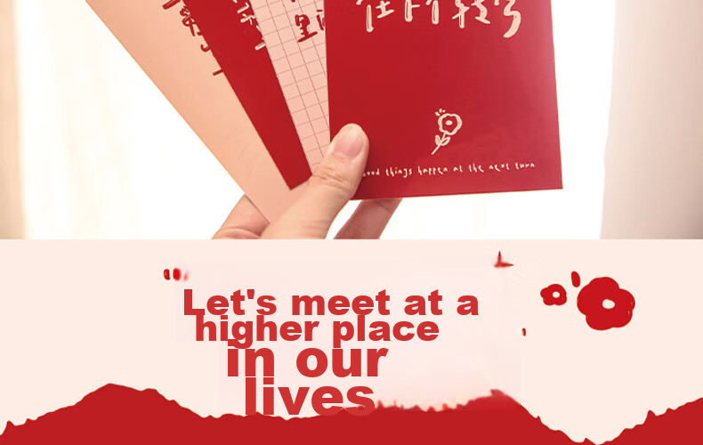 TaTanice Postcards, 30 Pieces, Birthday Gift, Wish Cards for College Entrance Exams And Success, Inspirational Gifts, National Trend Motivational Text Greeting Cards, Message Cards 18