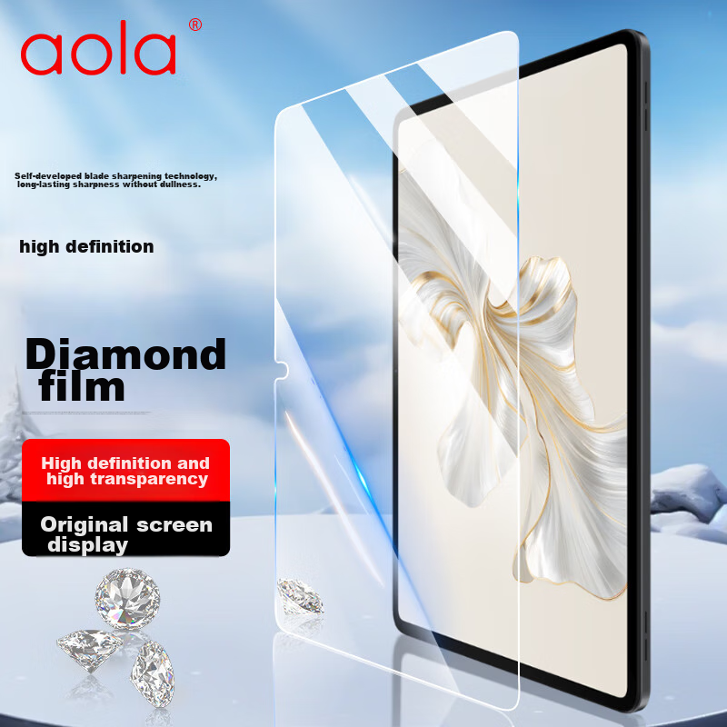 Aolang Tempered Glass Screen Protector for HONOR 9 Pro/V8 Pro 12.1-Inch Tablet, High-Definition, Wear-Resistant, Scratch-Resistant, Full Coverage Protective Film