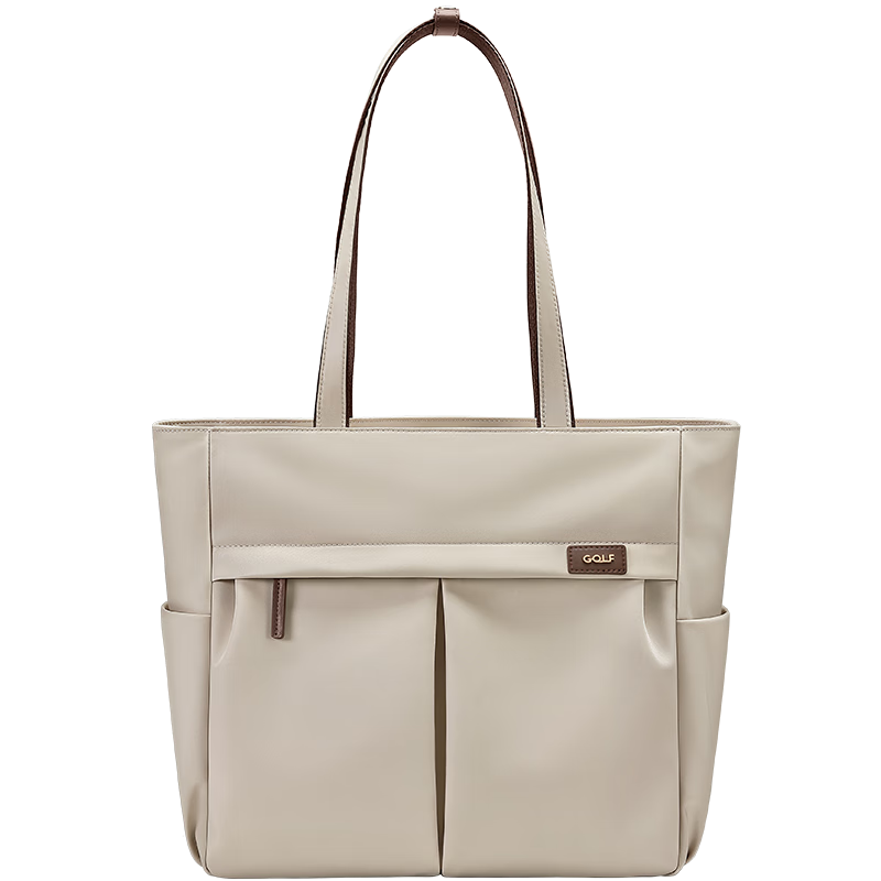 GOLF Shoulder Bag, Women's Handbag, Large Capacity 15-Inch Laptop Tote Bag, High-End Feel, Suitable for School And Commuting, Ladies' Purse