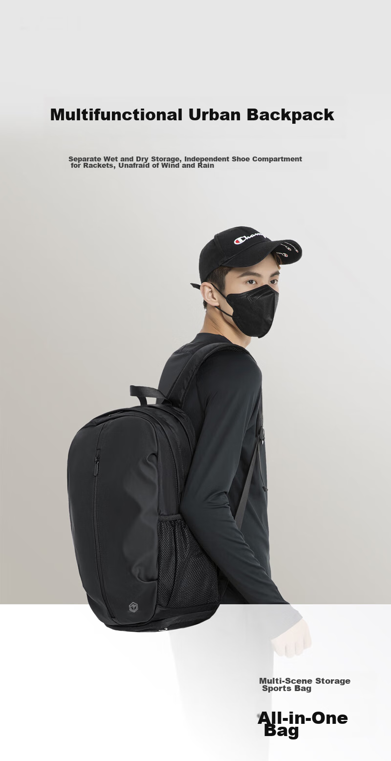 JD Original Sports Backpack, Large Capacity, New Model 2026, for Running, Business Trips, Fitness Training, Simple Style Outdoor Marathon Backpack 2