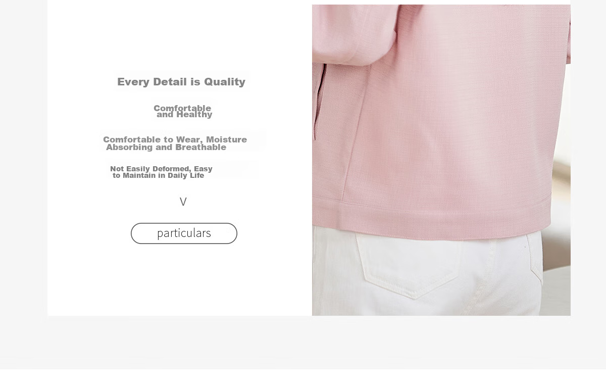 Taxiang Women's Short Jacket, Spring And Autumn Thin Style Cardigan Top, Solid Color Lapel, Commuter Women's Casual Coat T141F3861 8
