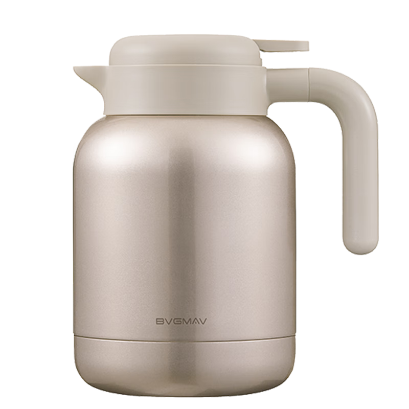 BVGMAV British Insulated Thermos, Household 316L Stainless Steel Large Capacity Hot Water Kettle, Office Thermos Flask, Hot Water Bottle, 1.6L