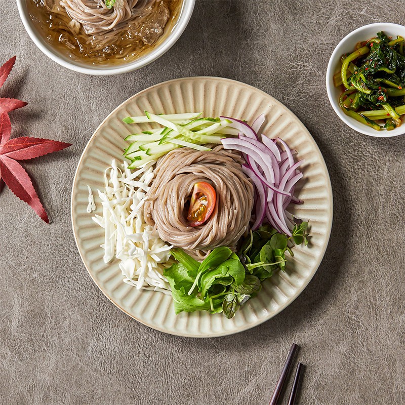 云山半坂东0脂肪荞麦面条低脂黑麦杂粗粮挂面不含白面粉代餐主食200g*5