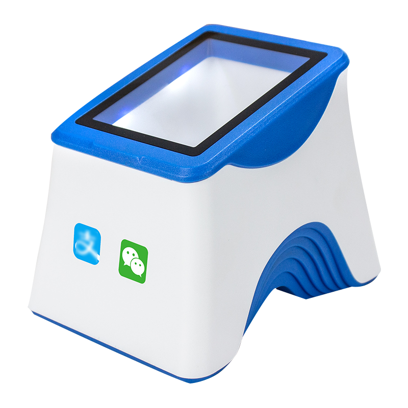 NTEUMM QR Code Payment Scanner Box, WeChat Pay Cashier Scanning Platform, Electronic Medical Insurance QR Code Scanner, Supermarket Cashier Pharmacy Scanning Gun Xiaobaihe QR Code Stand A2