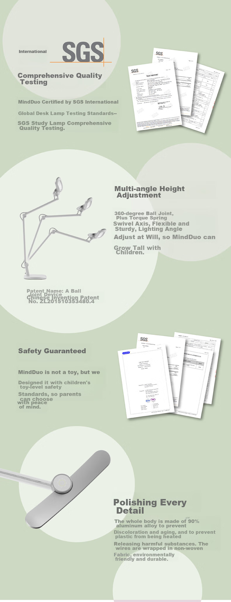 BenQ MindDuo Eye-Protection Desk Lamp for Students, Full Spectrum, Children's Study And Reading, Simple Silver Desig 11