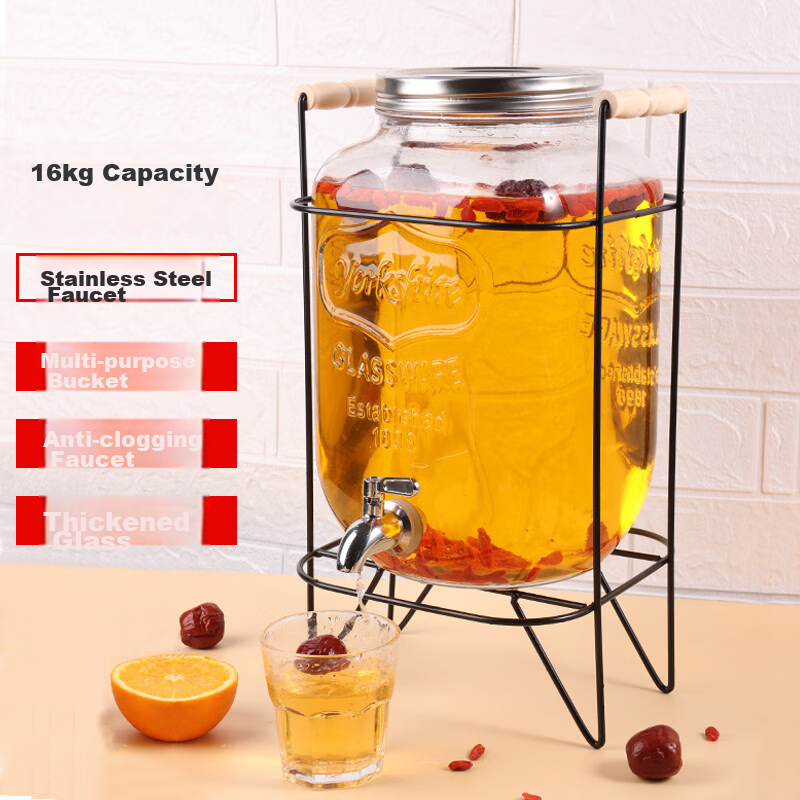 Baijie Infusion Bottle, Pickling Jar, Alcohol Infusion Container, Fermentation Jar, Medicinal Wine Sealed Jar, Pickle Crock, Storage Container, Alcohol Infusion Vessel