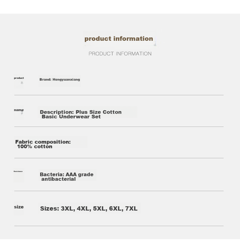 Hengyuanxiang [Plus Size Autumn Underwear] Men's 100% Pure Cotton Thin Antibacterial Plus-Size Thermal Underwear Set for Spring And Fall Seasons 22