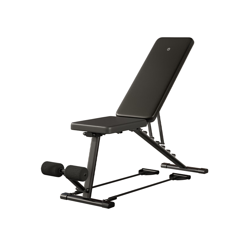 JD Jingzao Black Warrior Dumbbell Bench Sit-up Home Fitness Equipment Foldable Fly Bird Chair Workout Bench Press Resistance Bands