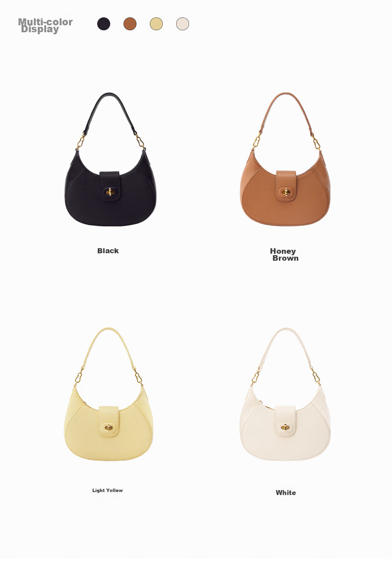 JONBAG New Moon Bag, Single Shoulder Underarm Crossbody Bag, High-End Niche Design, Versatile for Commuting, Perfect Gift for Girlfriend on May 20th 6