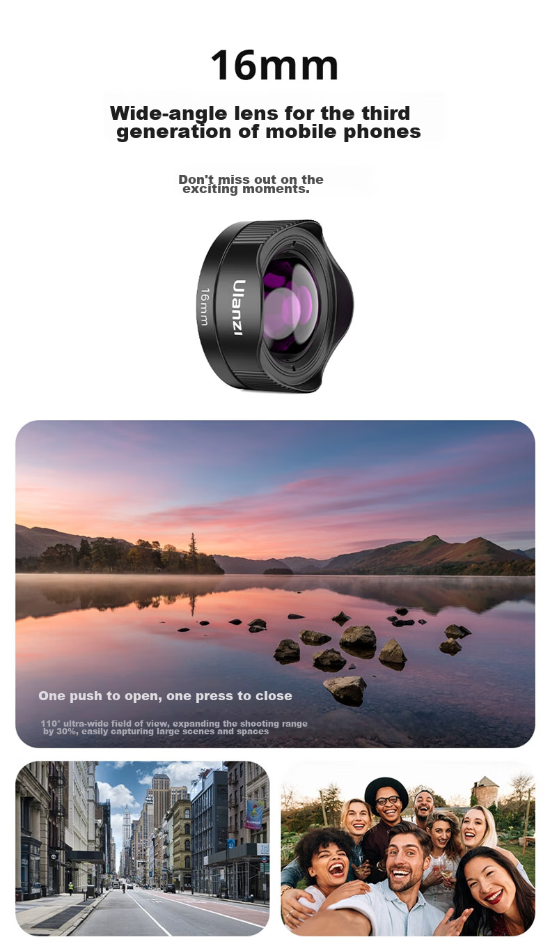 Ulanzi CL-003 Smartphone Macro Lens Third Generation Master Edition for Insect And Flower Detail Photography, Compatible with Huawei, Apple IPhone, Xiaomi, OPPO 6
