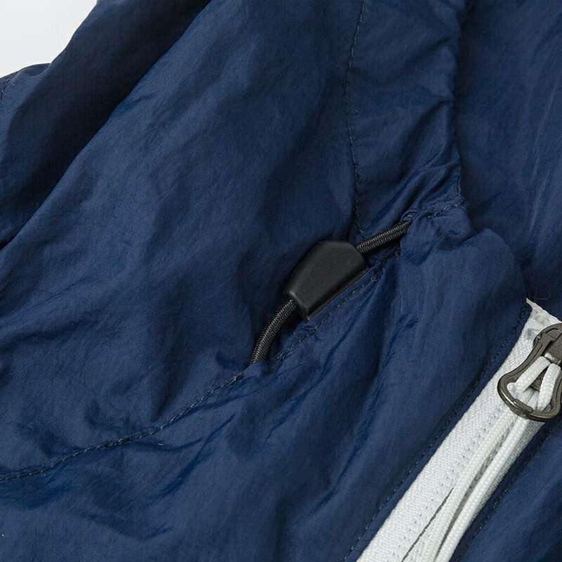 The North Face Men's Outdoor Windproof Jacket 8BA5 Sun Protection Clothing Deep Blue/96P XL