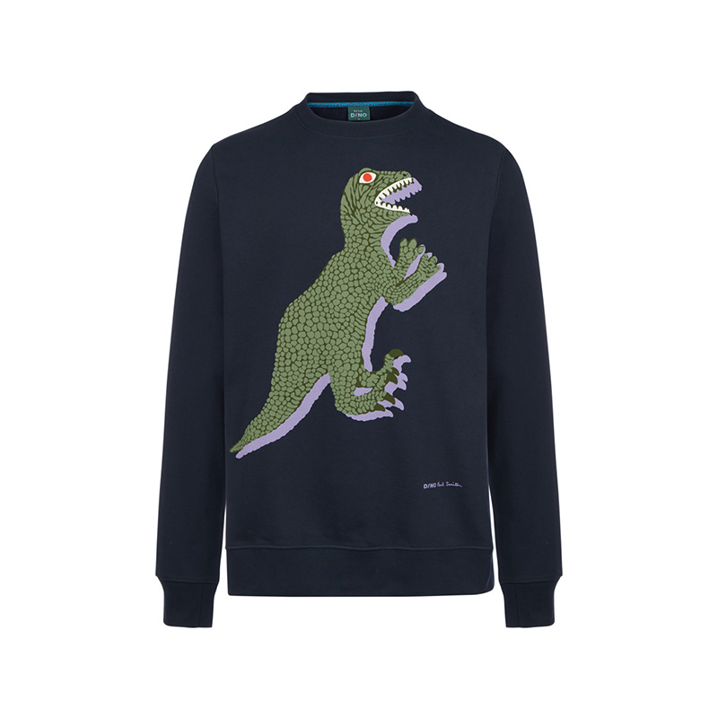 【保罗史密斯针织衫】保罗史密斯(paul smith)22春夏 恐龙系列男士麻