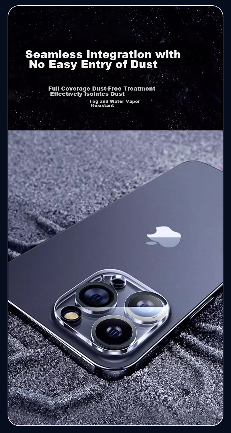 KOOLIFE Lens Protector for IPhone 15 Pro And IPhone 15 Pro Max, Camera Lens Cover, Rear Camera Protection Film for Smartphones, High-Definition Tempered Glass Anti-Drop Film 5