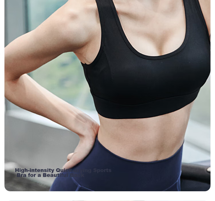 MINISO High-Intensity Sports Bra for Women, Running Anti-Shock Anti-Sagging Side Support Yoga Pilates Training Beautiful Back Bra 4