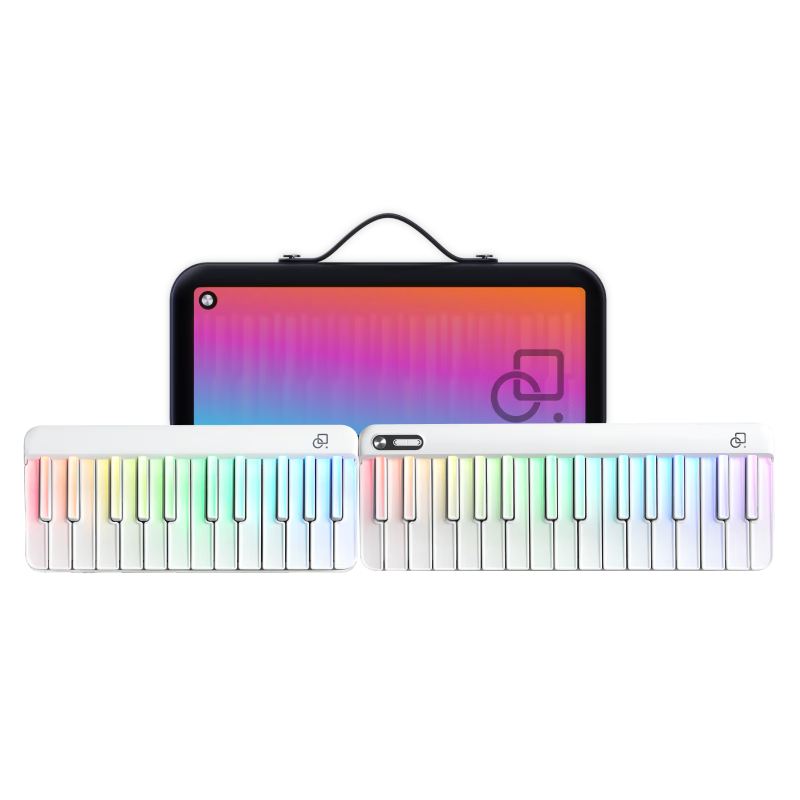 MUSIC PASSWORD Keyboard Automatic Piano Smart Rainbow Piano Portable Electronic Piano for Beginners, Children And Adults MIDI Keyboard