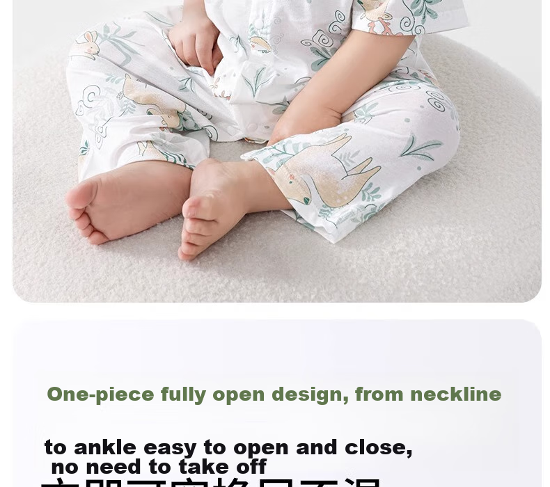 Beitaisi Baby Clothes, Summer Thin, for Boys And Girls, Cotton Onesie, Newborn Romper, Short-Sleeve Pajamas, Air Conditioning Wear 10