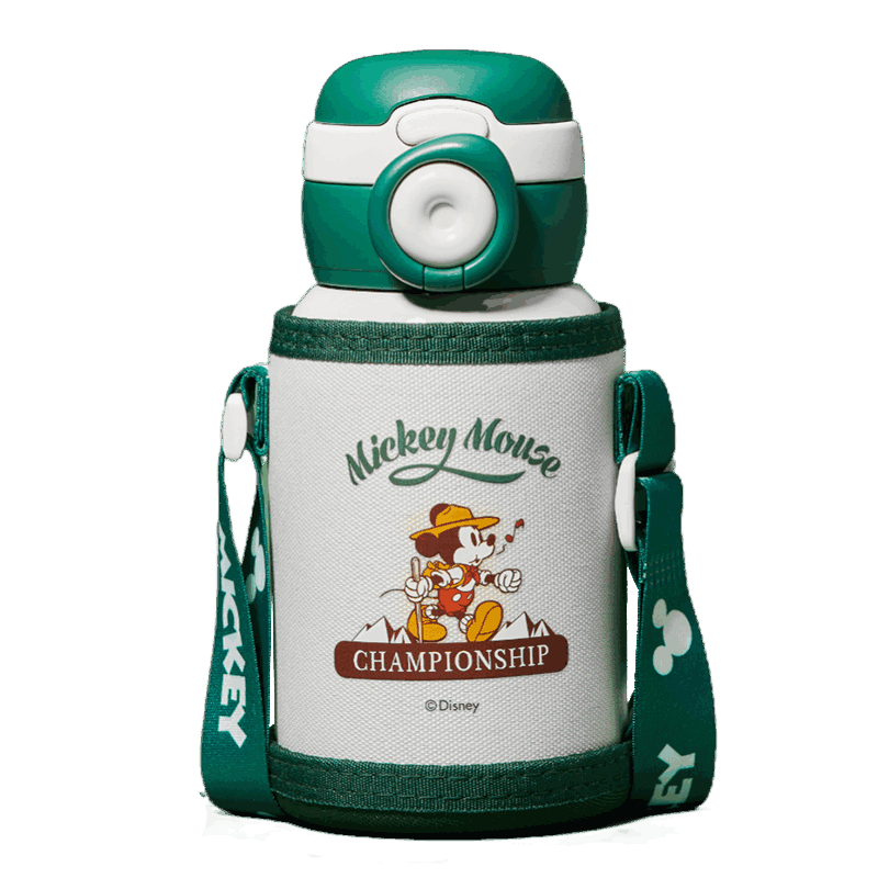 Disney Kids Insulated Water Bottle with Straw 316 Stainless Steel Large Capacity Portable Water Cup for Boys and Girls Elementary Students