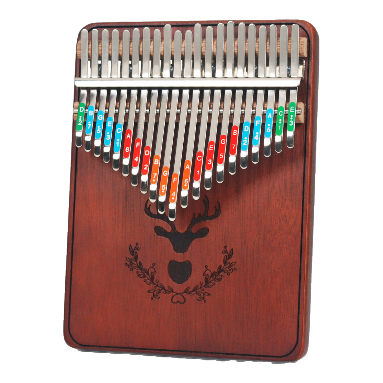 Asasi 21-Key Kalimba Thumb Piano for Adults And Children, Beginner-Level Finger Piano, Small Musical Instrument Toy