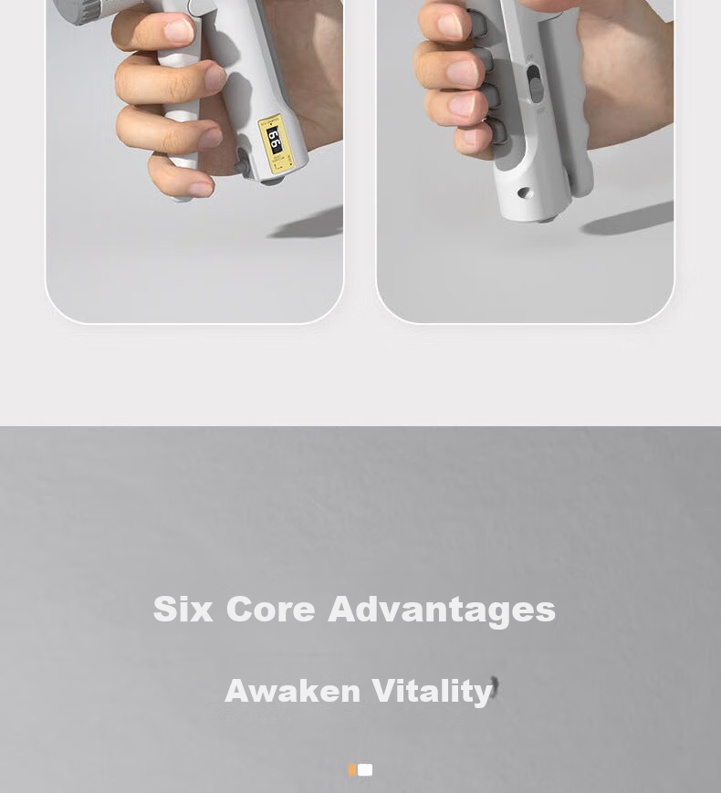 INVUI Hand Grip Strengthener, Multi-Functional Adjustable Counter, 60KG, Men's Hand Strength Training, Rehabilitation Exercise, White 1