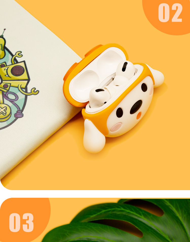 JOY&DOGA Airpods Pro Protective Case, Apple Earphone Case, Airpods Wireless Bluetooth Earphone Case, Silicone Cute Cartoon Airpods Protective Case, JOY Co-Branded Merchandise 5