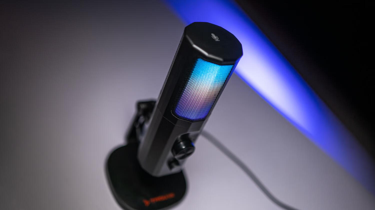 Taidu TSP201 Xingchuan F1 Computer Microphone, Desktop Microphone, USB Port, RGB Lighting Effects, Black 18