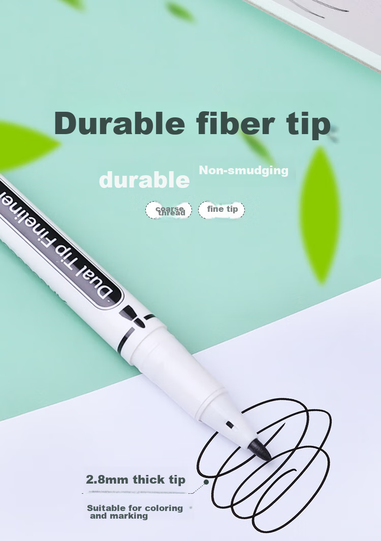 [Lowest Price Online] Mont Marte Yikou Series Dual-Tip Markers 12-Pack, Art Quick-Drying Markers, Outlining Pens, Needle-Tip Pens for Drawing And Design, Water-Based Pens ATOD-CM1205 Art Sketching 4