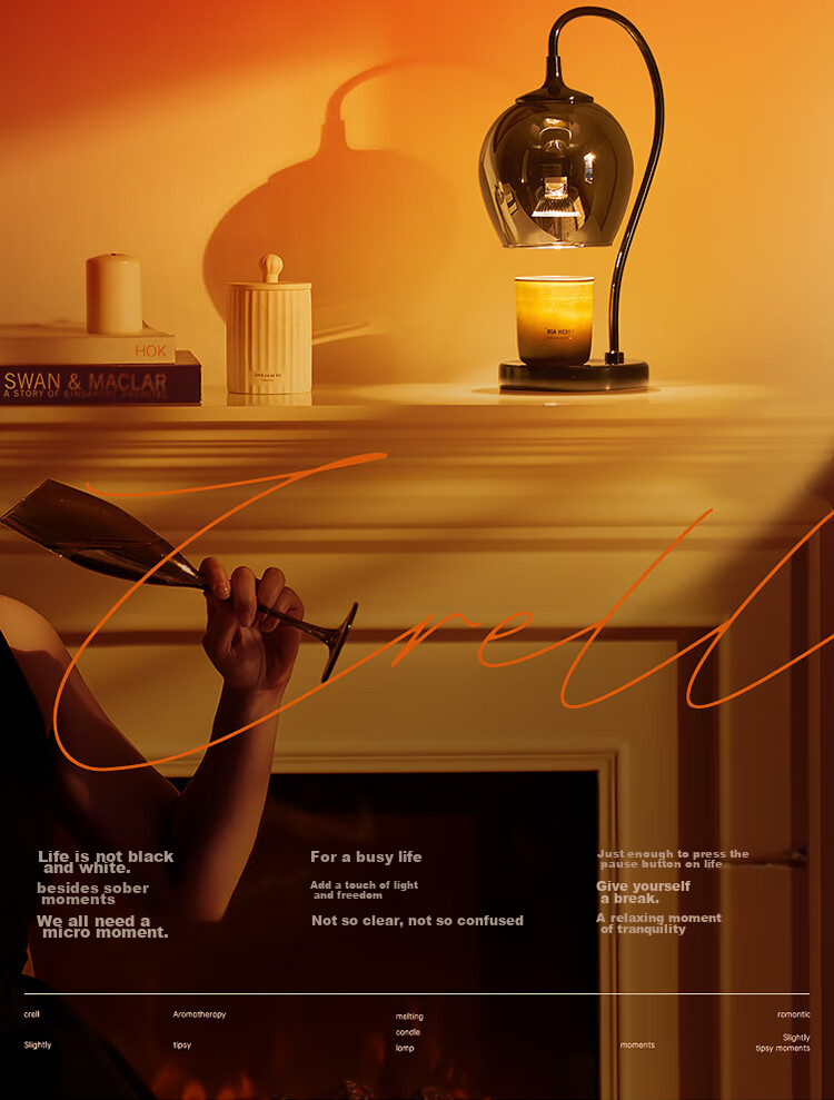Paulmann P German Paulmann Flameless Candle Lamp Home Romantic Light Birthday Gift Night Light Bedside Aromatherapy Table Lamp 2