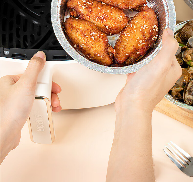 Temeiju Air Fryer Aluminum Foil Trays, Aluminum Foil Bowls, Air Fryer-Specific Paper, Food-Grade Outdoor Baking Pans, 16cm*30 Pieces 13