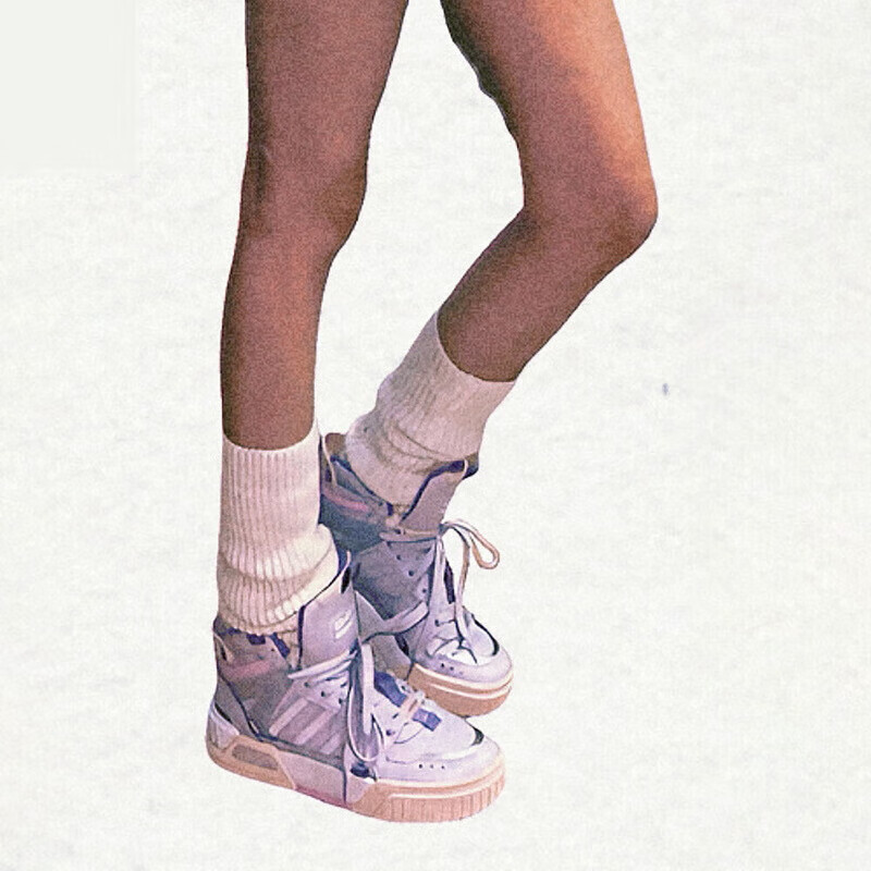 Adidas NEO Women's Sports Casual Series D-PAD MID Sneakers HQ4232, Size 36, UK Size 3.5
