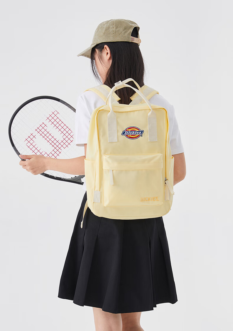 Dickies Girls' Backpack with Multiple Compartments, Mini Schoolbag for Middle School, High School And College Students, Stylish DK Casual Lightweight Small Backpack 18