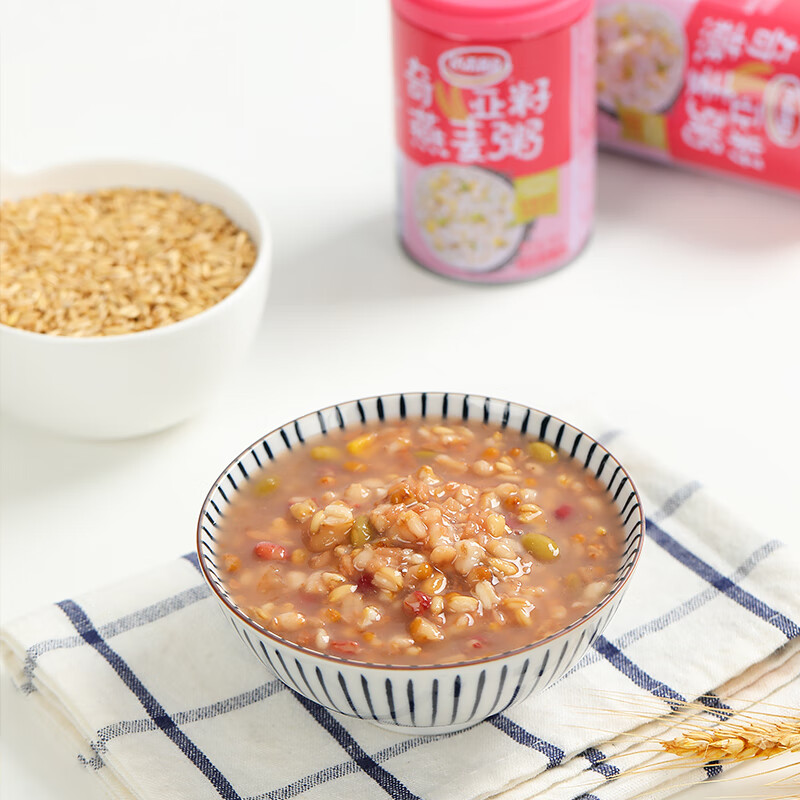 达利园奇亚籽燕麦粥早餐粥八宝粥送礼方便速食罐头280g*12整箱即食礼盒