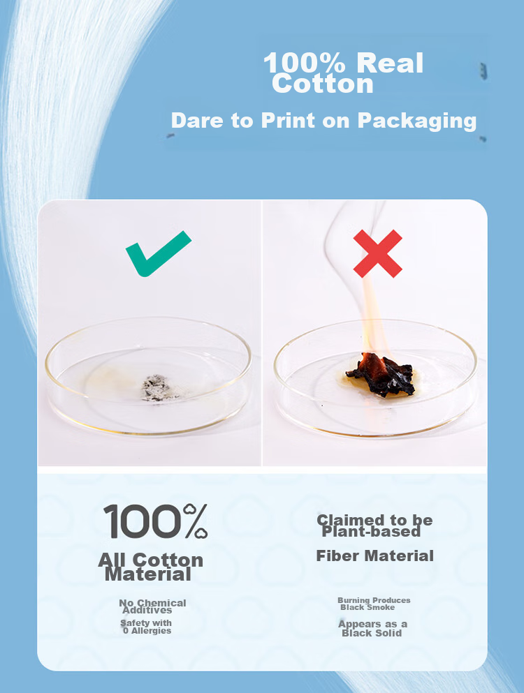 PurCotton [Sun Yingsha's Choice] Facial Cleansing Wipes, Sold by JD, Disposable Cotton Face Wipes, Soft Cotton Towels, 12 Packs, 20*20cm 5